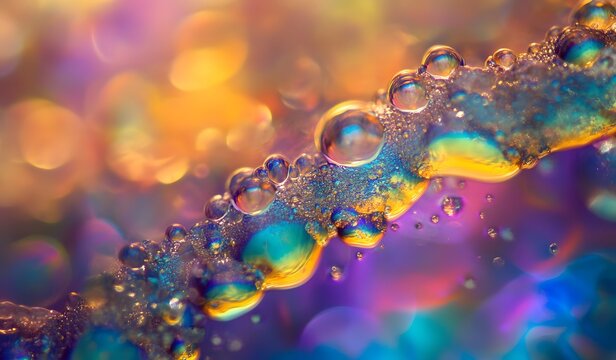 A beautiful iridescent background with fluid shapes and vibrant colors, perfect for creating an enchanting atmosphere in your designs.