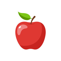 Fresh apple cartoon type clipart and vector design illustration