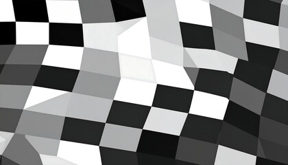 Abstract checkered pattern