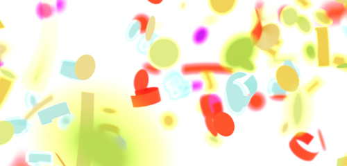 Vibrant, playful abstract background with colorful shapes perfect for websites, presentations, and more.