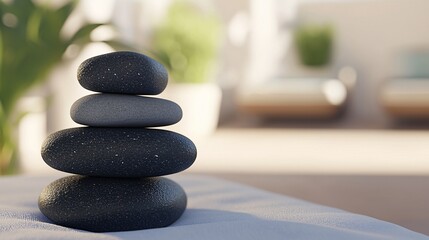 Serene Massage Stones for Wellness and Relaxation Therapy