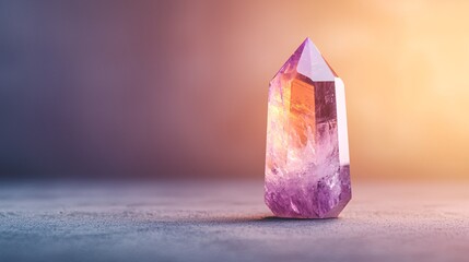 Healing Crystal Placed on Body for Wellness and Energy Balance