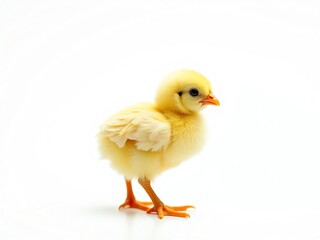 Fototapeta premium little chicken on a white background