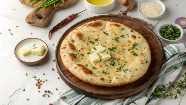 Parotta with Butter &ndash; Perfect Side for Curry and Meals