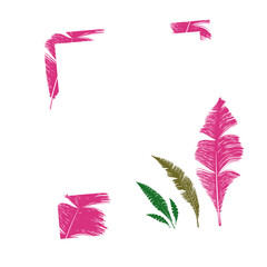 decorative polaroid style photo frame clipart graphic, transparent background