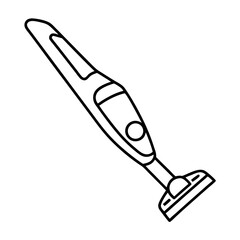 Sleek cordless vacuum cleaner with a simple modern design