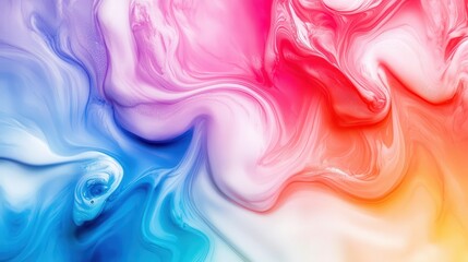Obraz premium Vibrant Colorful Swirls of Pink and Blue Abstract Background