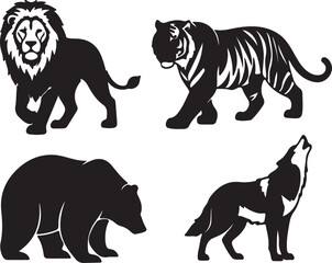 Obraz premium Abstract geometric shape silhouette isolated on white background