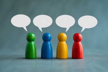 Communication dialogue discussion speech concept