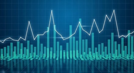 Naklejka premium Understanding Financial Market Trends and Economic Indicators for Smart Investment Decisions