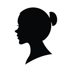 Silhouette of a woman vector. Women silhouette vector, on white background.
