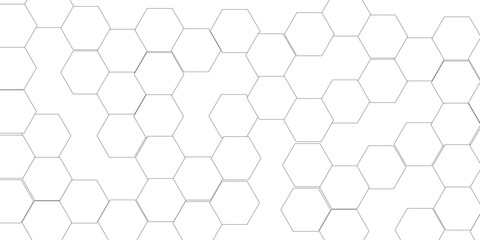 Vector abstract 3d white hexagon realistic mesh cell honeycomb texture. geometric white grid emboss hexagonal background.seamless bright white abstract honeycomb grid 3d cell tile technology texture.