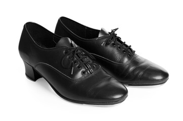 Pair of tap shoes isolated on white. Tap dance