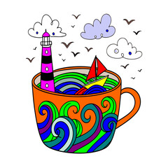  the adventure coffee cup 