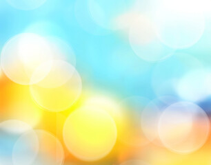 Colorful abstract background blur with bokeh