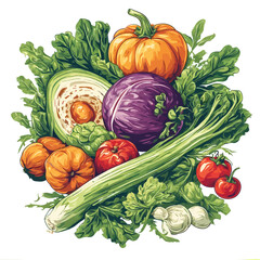 Vegetables Very Cool Design