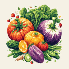 Vegetables Very Cool Design