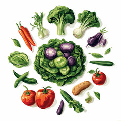 Vegetables Very Cool Design