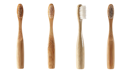 Ecofriendly bamboo toothbrushes, sustainable oral hygiene for a healthier planet