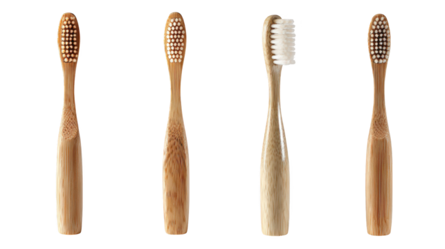 Ecofriendly bamboo toothbrushes, sustainable oral hygiene for a healthier planet