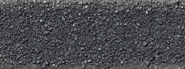 Close-up view of dark gray gravel