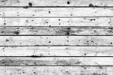 Obraz premium Close-up of weathered whitewashed wooden planks