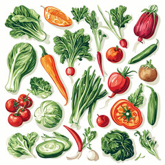 Vegetables Very Cool Design