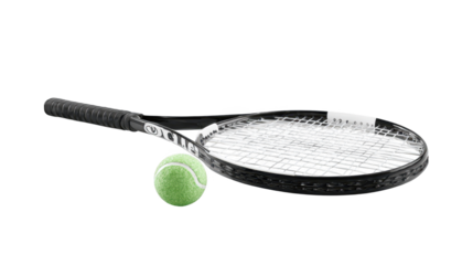 Tennis racket and ball, ready for the serve on the court tennis