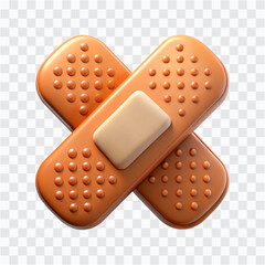 3D Band Aid Icon | Medical Patch, First Aid & Wound Care Symbol