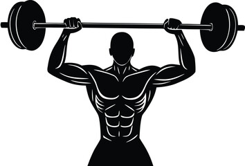  strength training athlete icon design