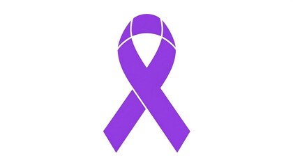 Purple awareness ribbon (1)