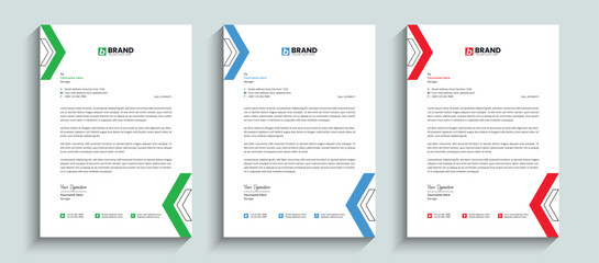 Simple professional modern corporate business style letterhead design template. Template design for letterhead, stationery, identity, document, branding, and layout design for your business project.