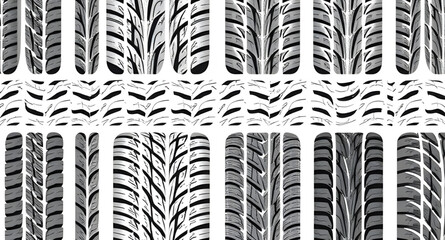tire tracks, dirt tire tracks, skid marks, black tire tracks, racing tire marks, truck tire tracks, SUV tire tracks, 4x4 tire tracks, tire imprint, tire tread marks, automotive tracks, tire print patt