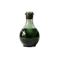 Ancient Green Potion Bottle &ndash; Magical Fantasy Elixir Flask Perfect for Halloween and Medieval Themes