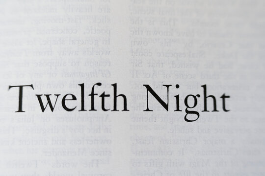 Title page for Shakespeare's play Twelfth Night