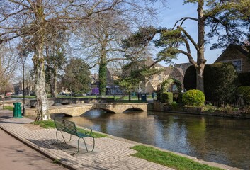 Obraz premium Bourton on the Water, Cotswolds