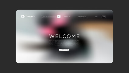 Elegant website template for modern businesses seeking a professional online presence and clean aesthetic design
