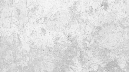 Fototapeta premium White Concrete Wall Background with Modern Cement Texture, Subtle Grunge Effects, Paint Leaks, and Ombre Style – Abstract Minimalist Backdrop with Chips, Cracks, and Scratches for Contemporary Design