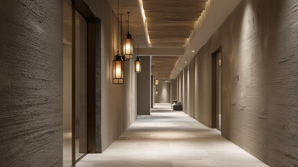 corridor of the church