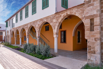 Fototapeta premium View on Zouhouri Mosque, Larnaca, Cyprus