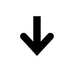 Simple black downward arrow (1)