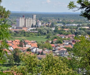 Fototapeta premium Karlovac is a city in central Croatia. In the 2021 census, its population was 49,377.The city was named after its founder, Charles II, Archduke of Austria.It is the administrative centre of country