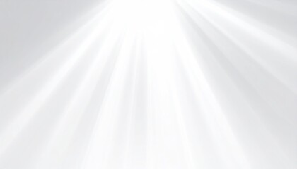 Abstract White Light Rays on Gray Background Creates Bright and Soft Misty Blur Effect