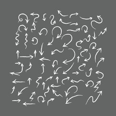 Hand-drawn Chalkboard Arrows Collection