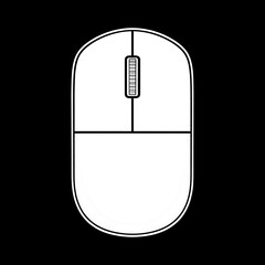 Simple computer mouse graphic