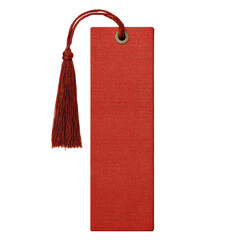 Red bookmark with tassel
