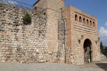 stone arch in burgos in spain
