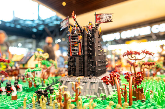 Lego toys in action