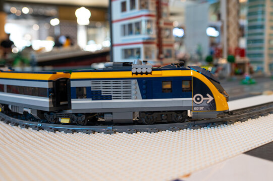 Lego toys in action