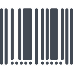 Barcodes and dots pattern